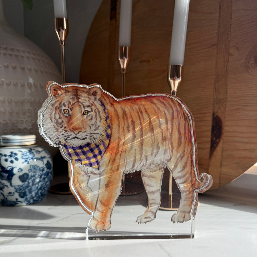 Purple Tiger Acrylic