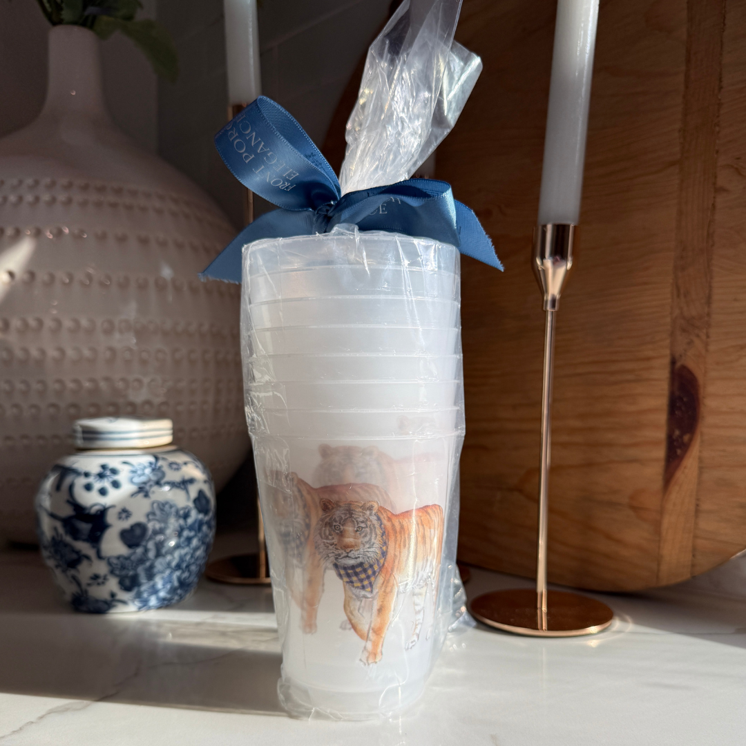 Tiger Frosted 16 oz Cup Set