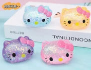 Hello Kitty Sugar Maltose Squishy – Glitter Sensory Fidget Toy