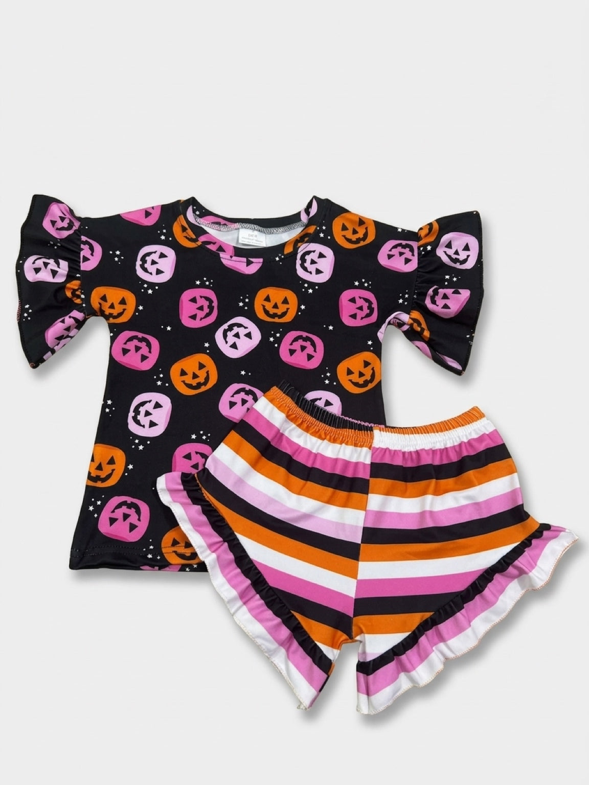Halloween bucket ruffle set