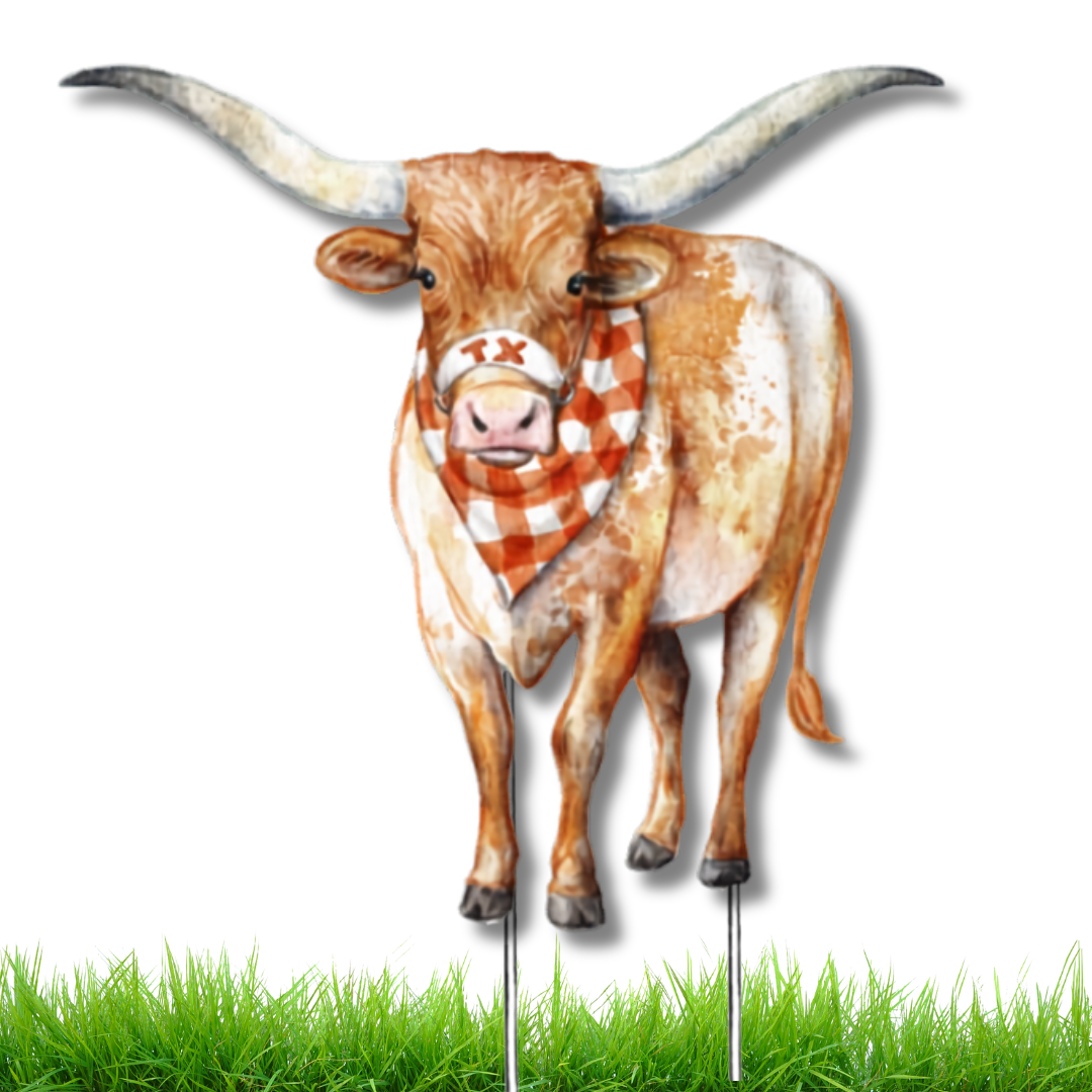 Longhorn Garden Stake