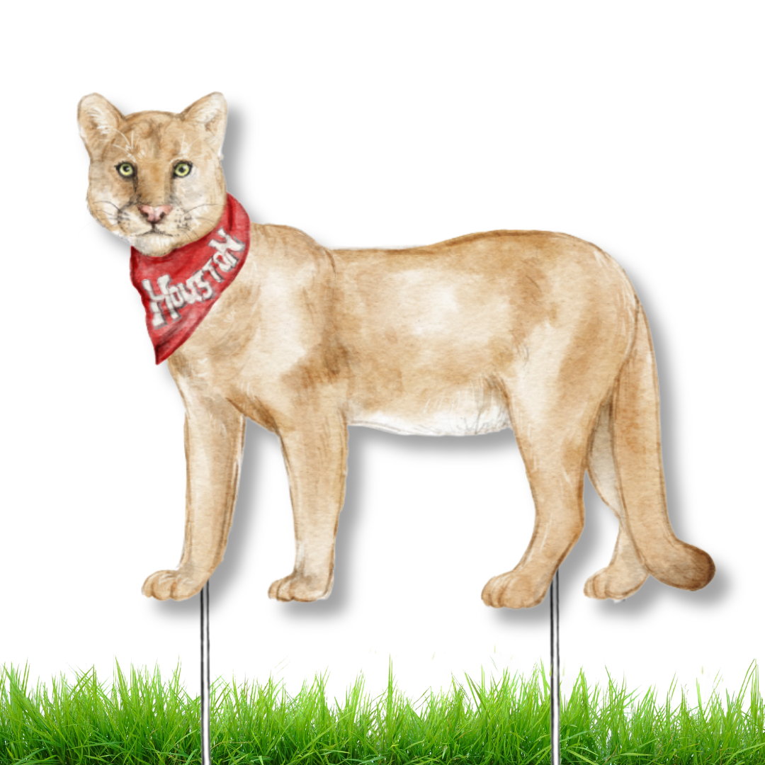 Cougar Garden Stake