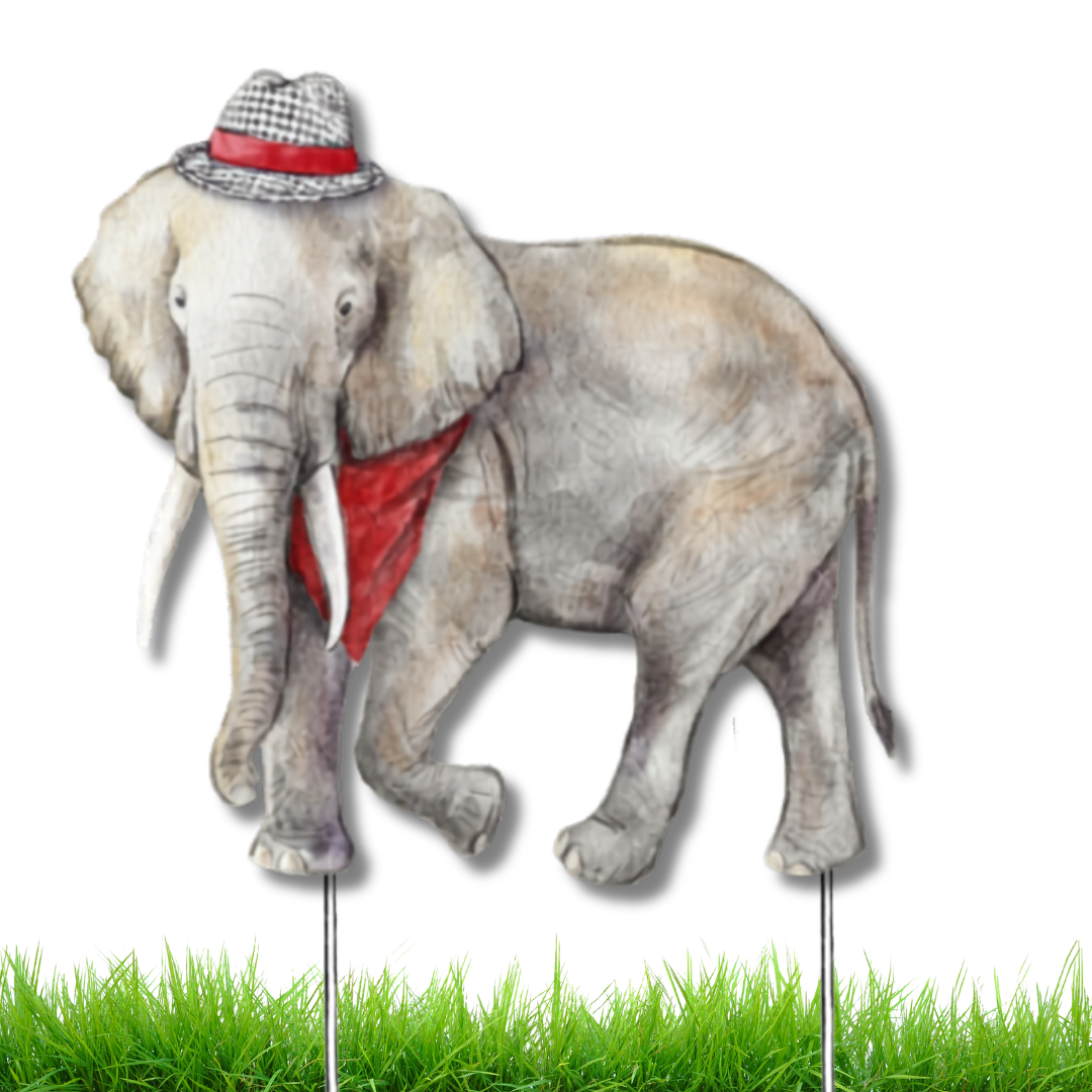 Elephant Garden Stake