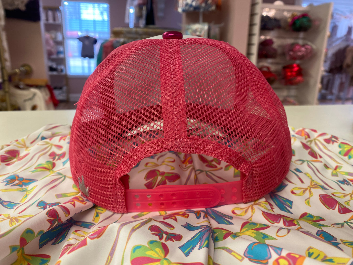 Neon Bows Youth Metallic Trucker Hat