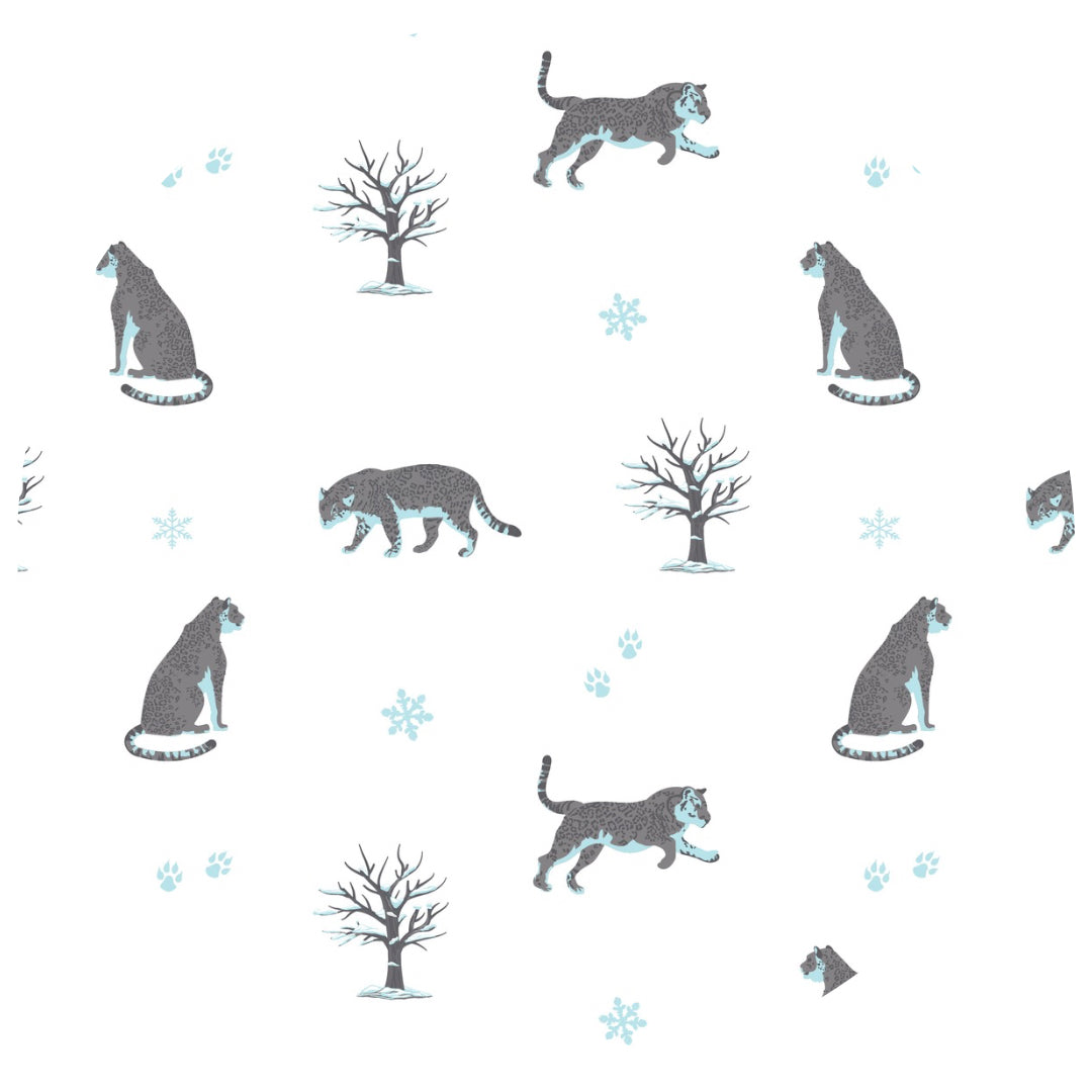 Snow Leopard | Snap Romper