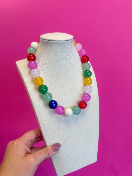 Statement Ball Necklace - Multi