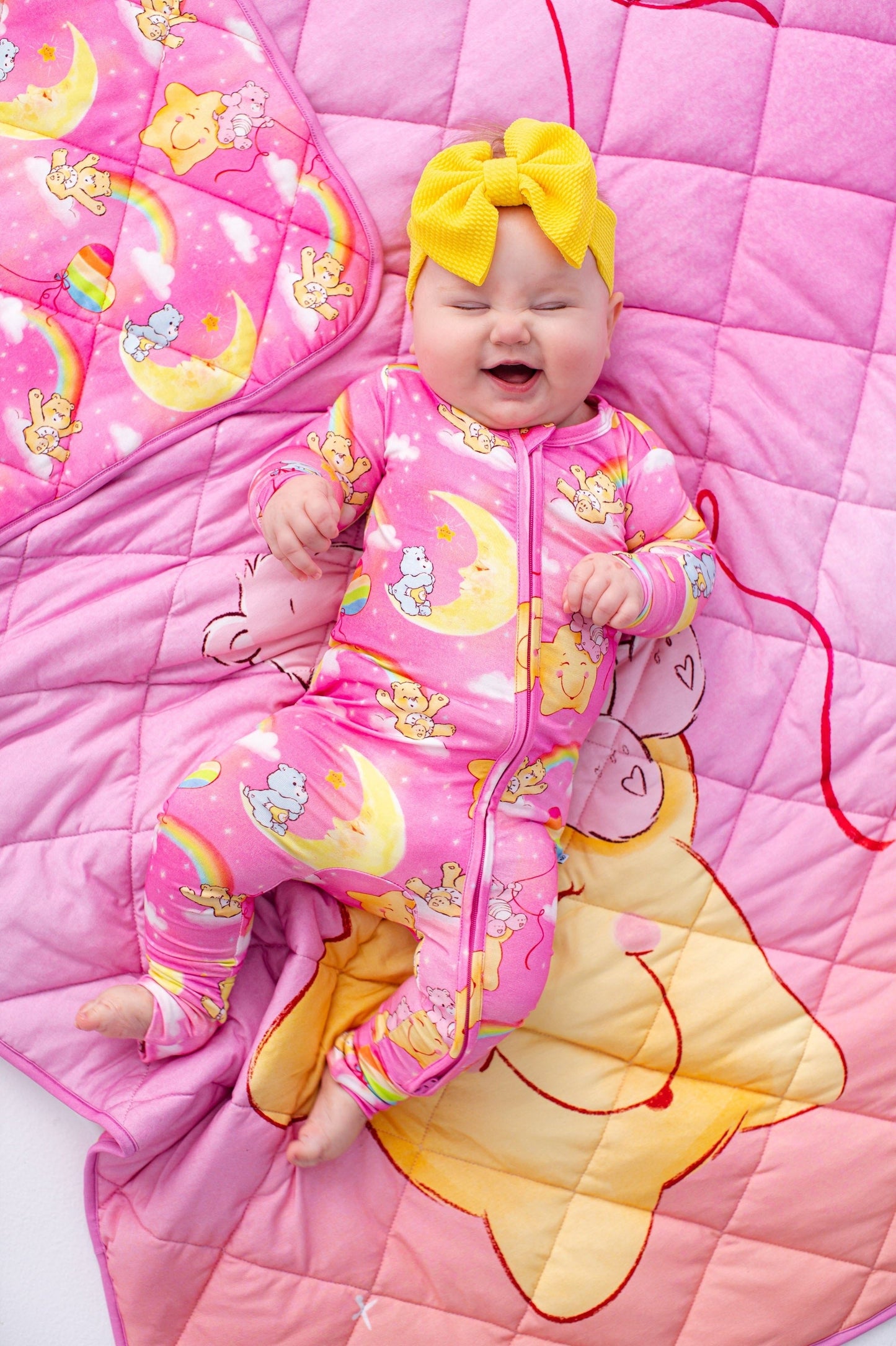 Care Bears Baby™ Pink Stars Toddler Birdie Quilt