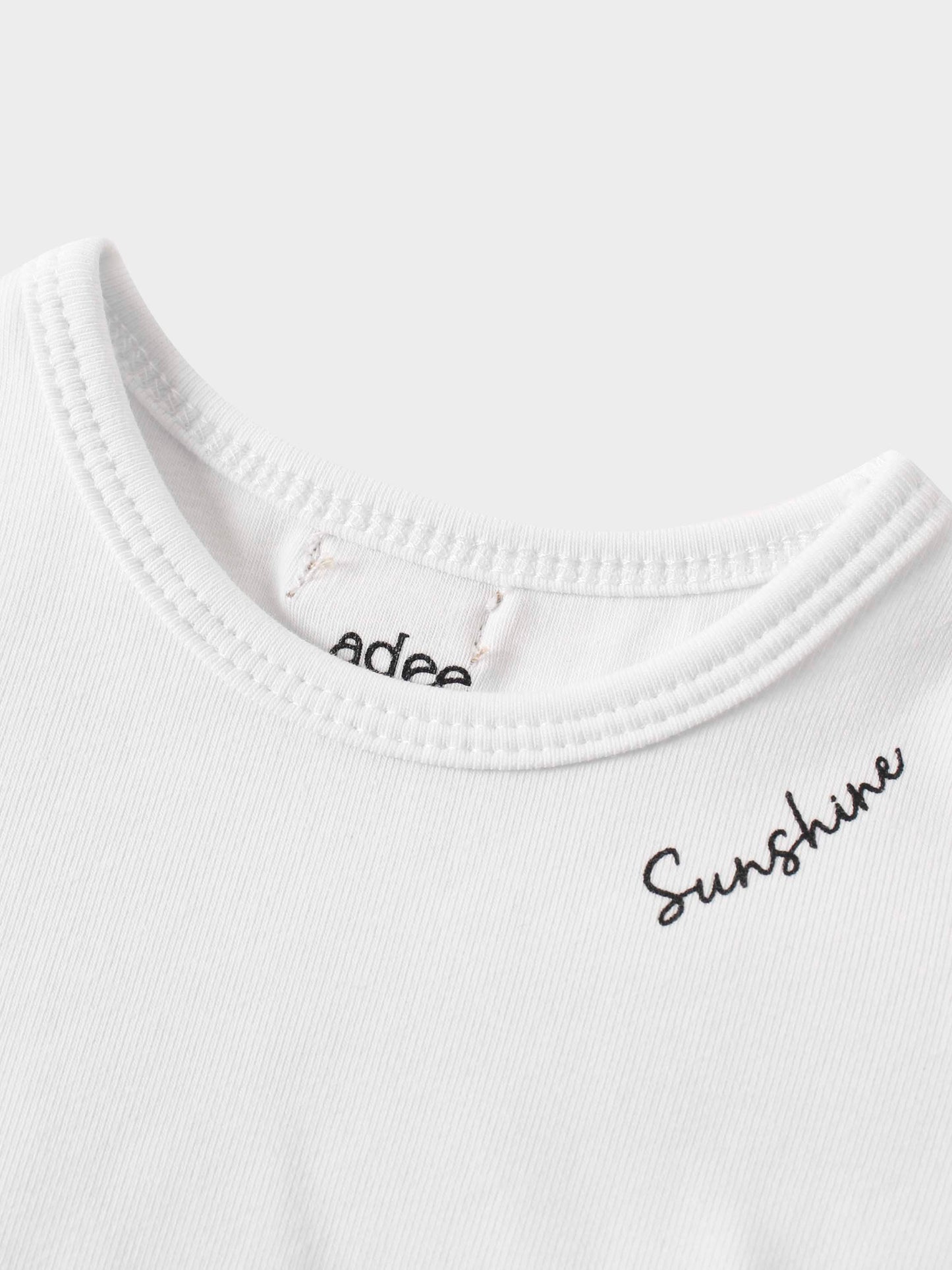 White Boxy Short Sleeve T-Shirt