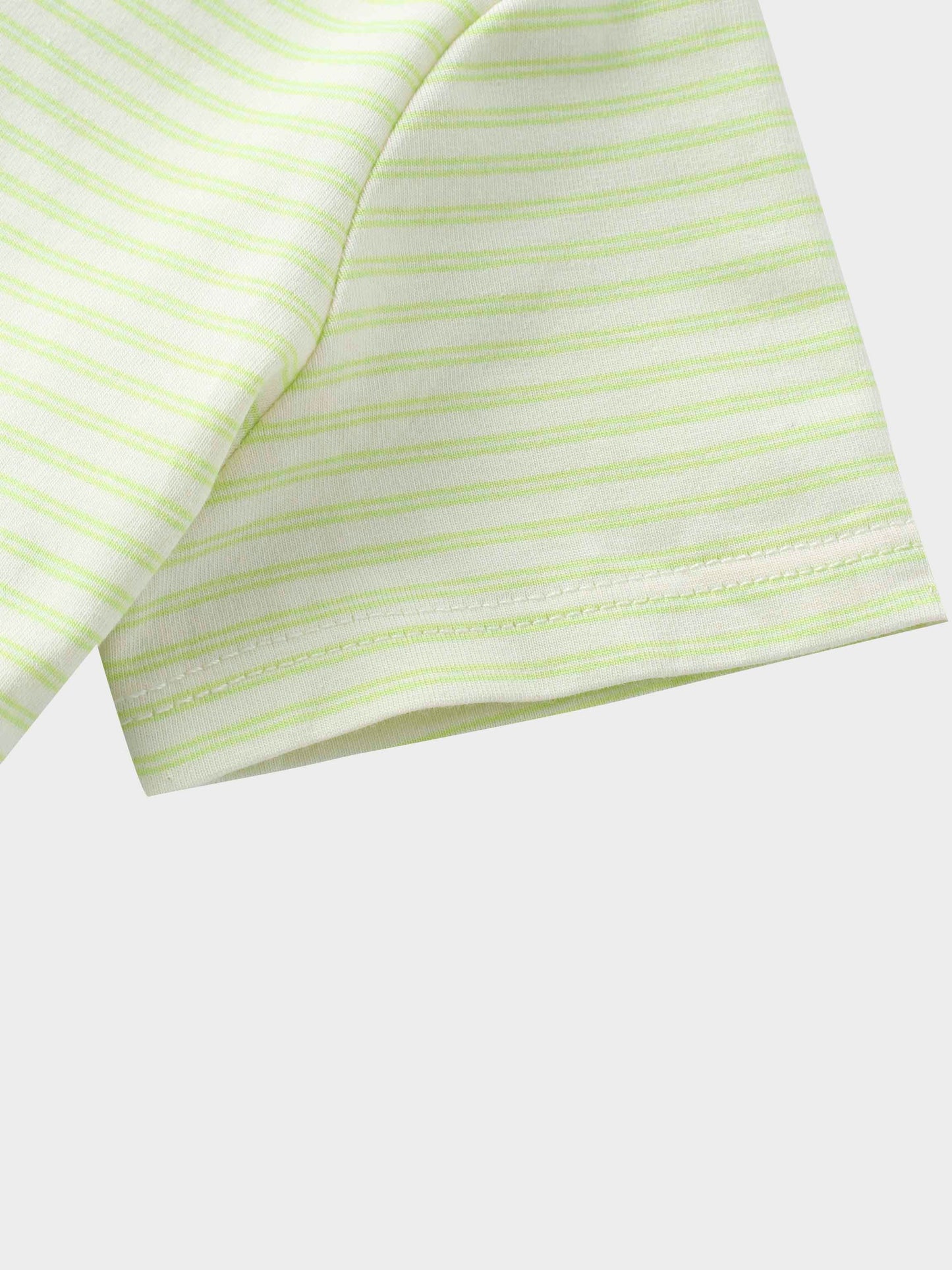 Yellow Striped Short Sleeve T-Shirt