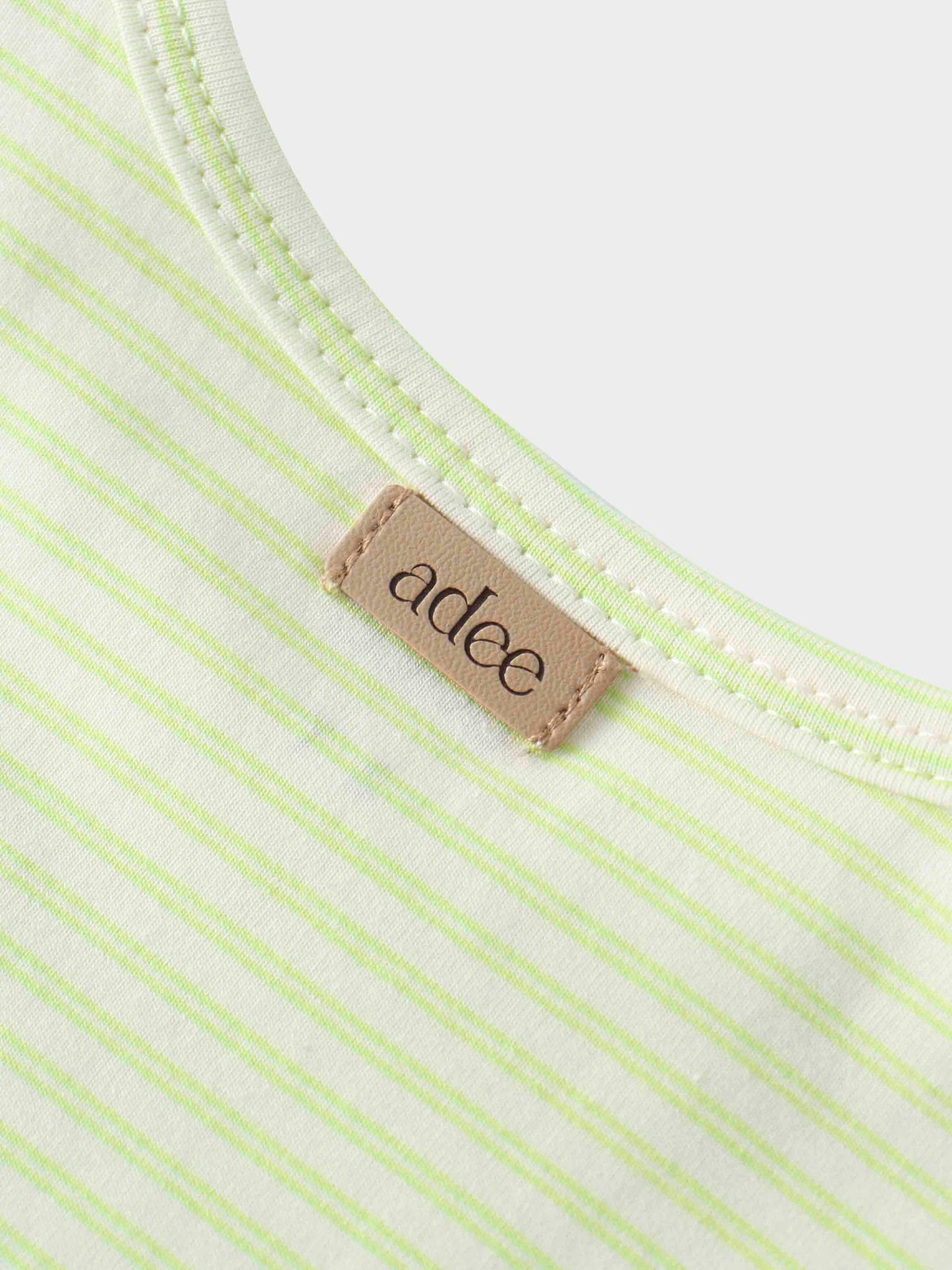 Yellow Striped Short Sleeve T-Shirt
