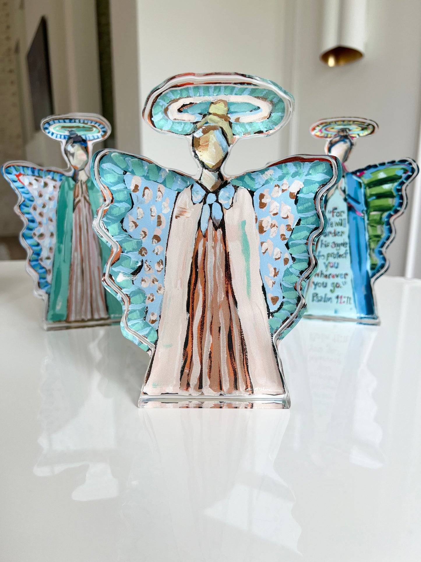 Heavenly Angel II Acrylic Tabletop Art