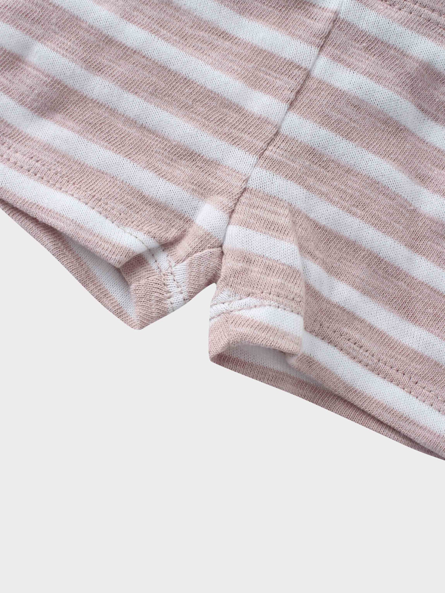 Striped Tank Set- Pastel Pink