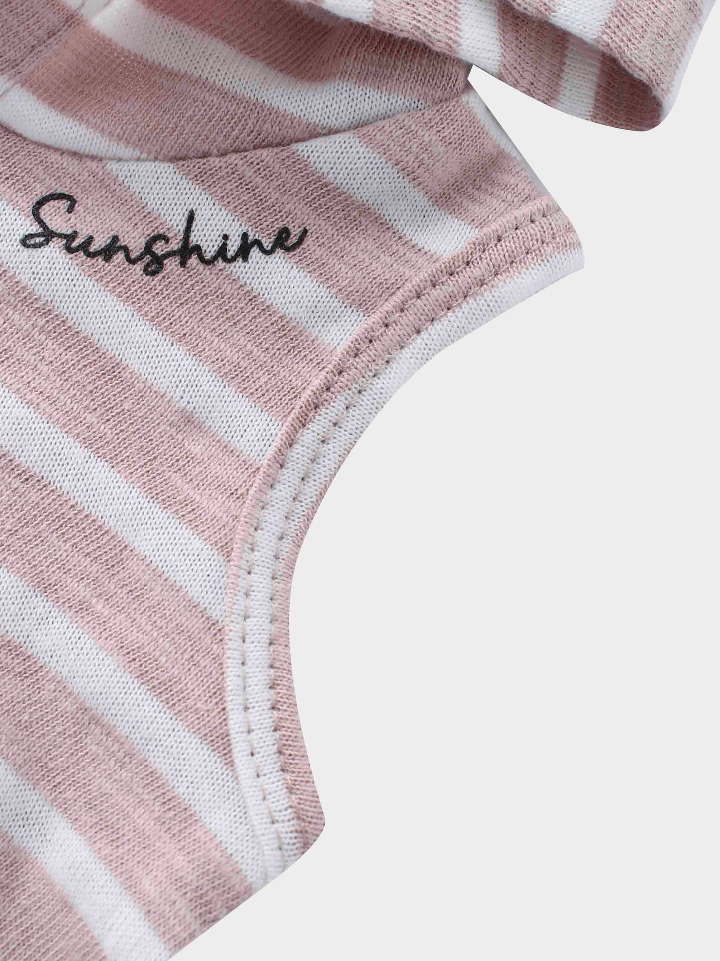 Striped Tank Set- Pastel Pink