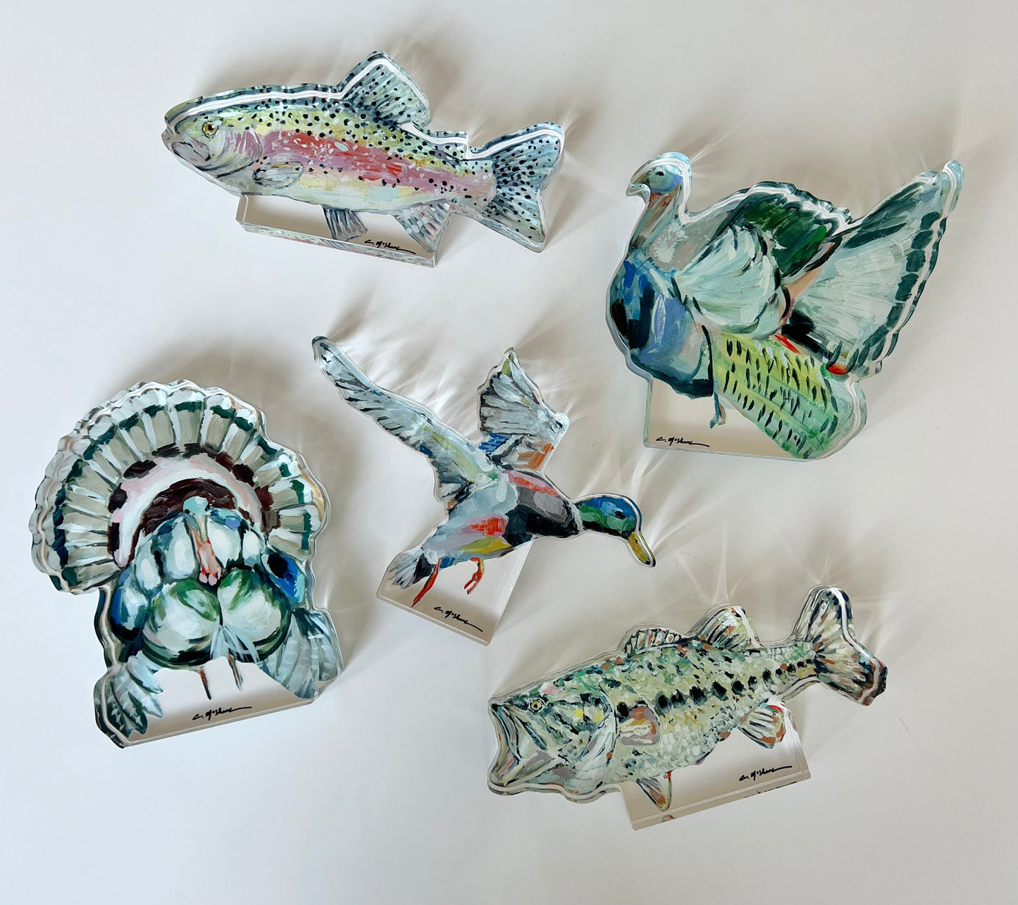 Take Flight Mallard Duck Acrylic Tabletop Art