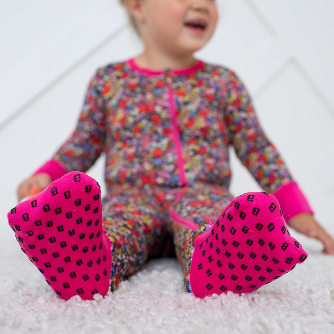 Midnight Petals Convertible Coverall