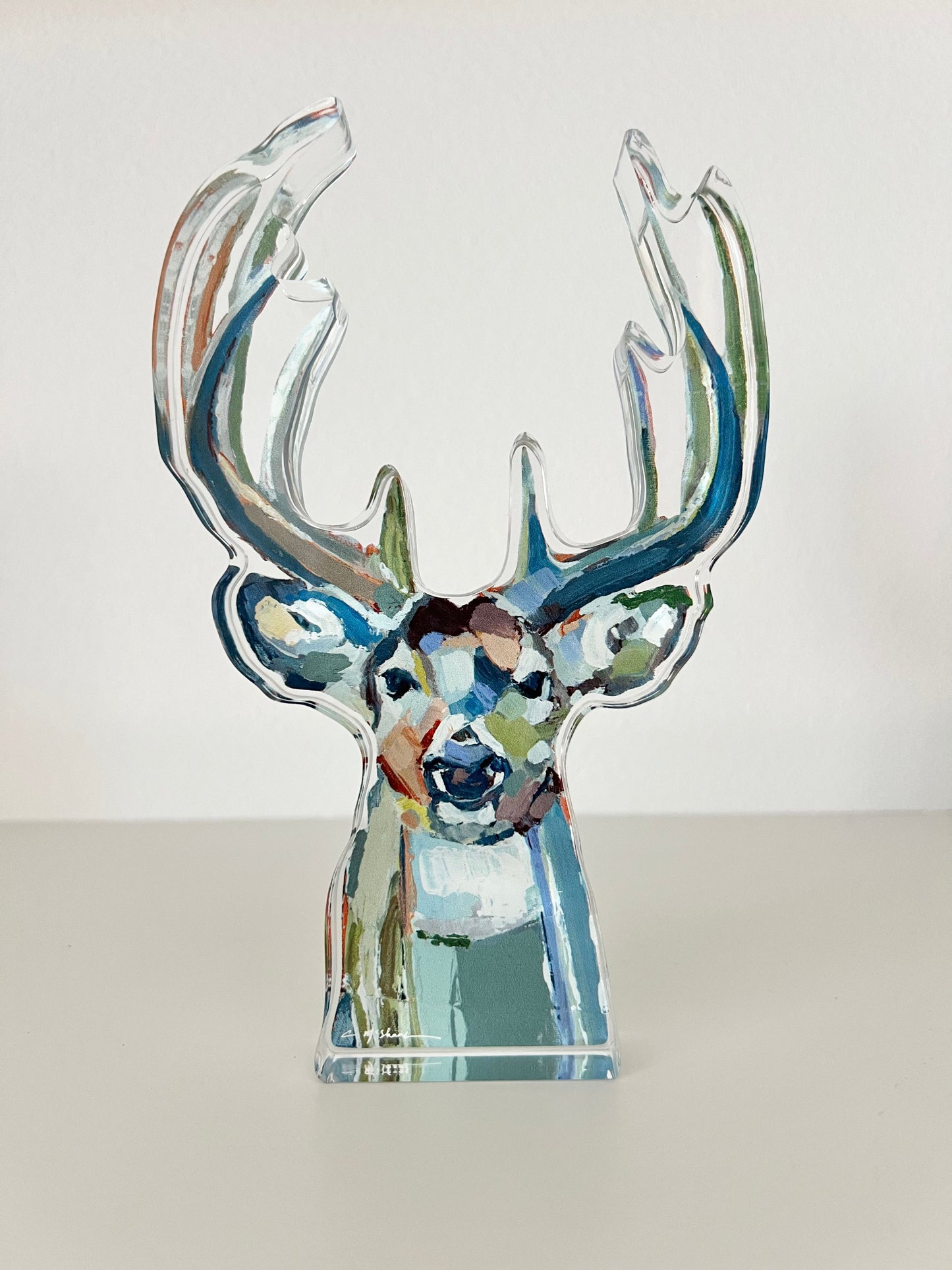 Bucky Deer Acrylic Tabletop Art