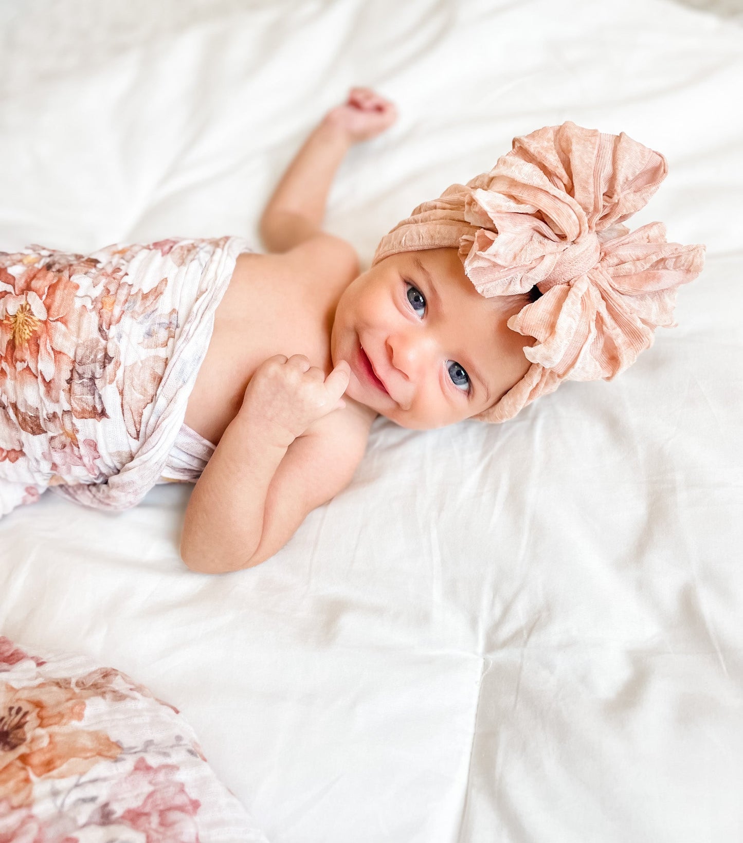 Ruffled Headband- Brulee Tie Dye