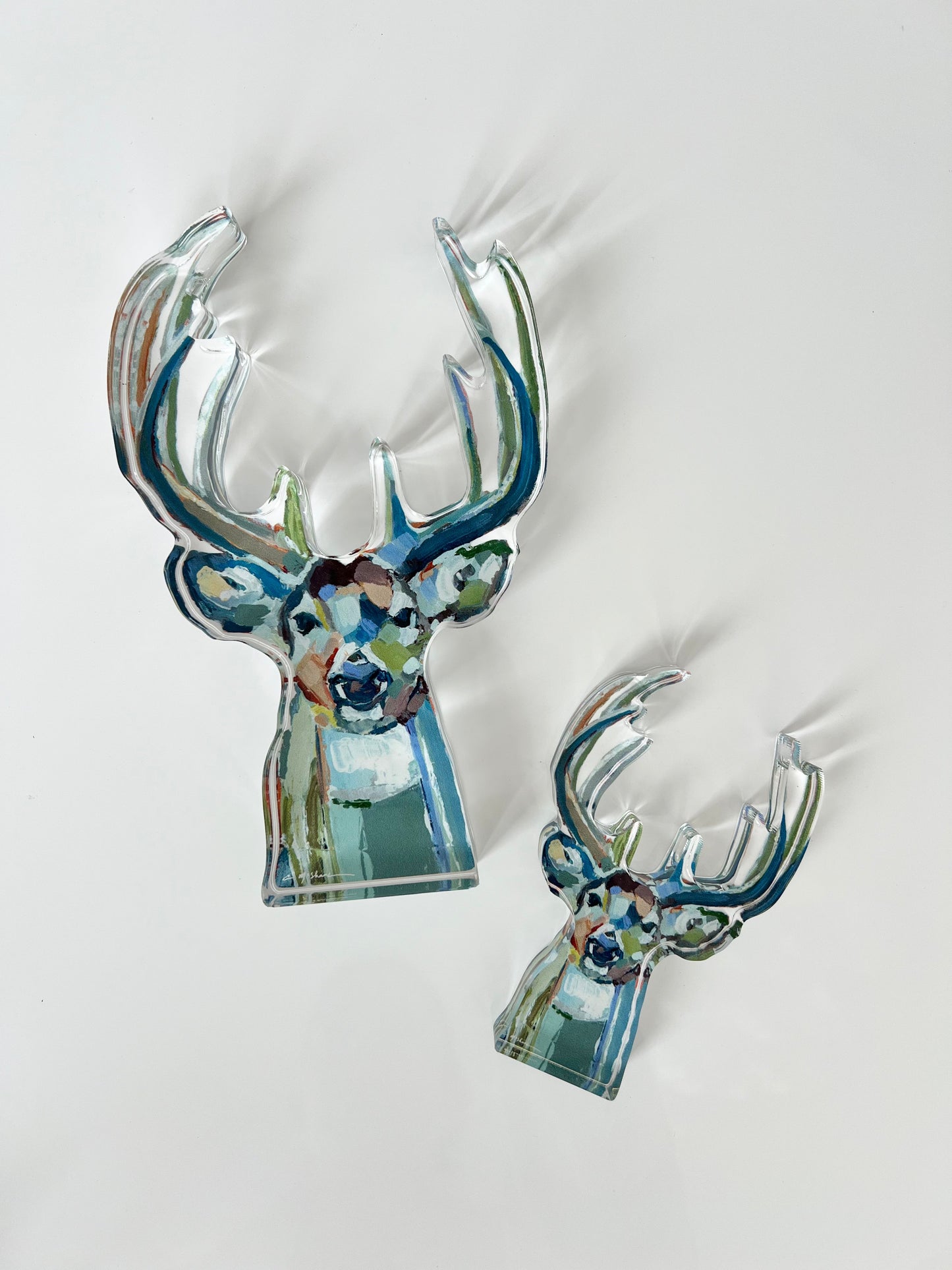 Bucky Deer Acrylic Tabletop Art