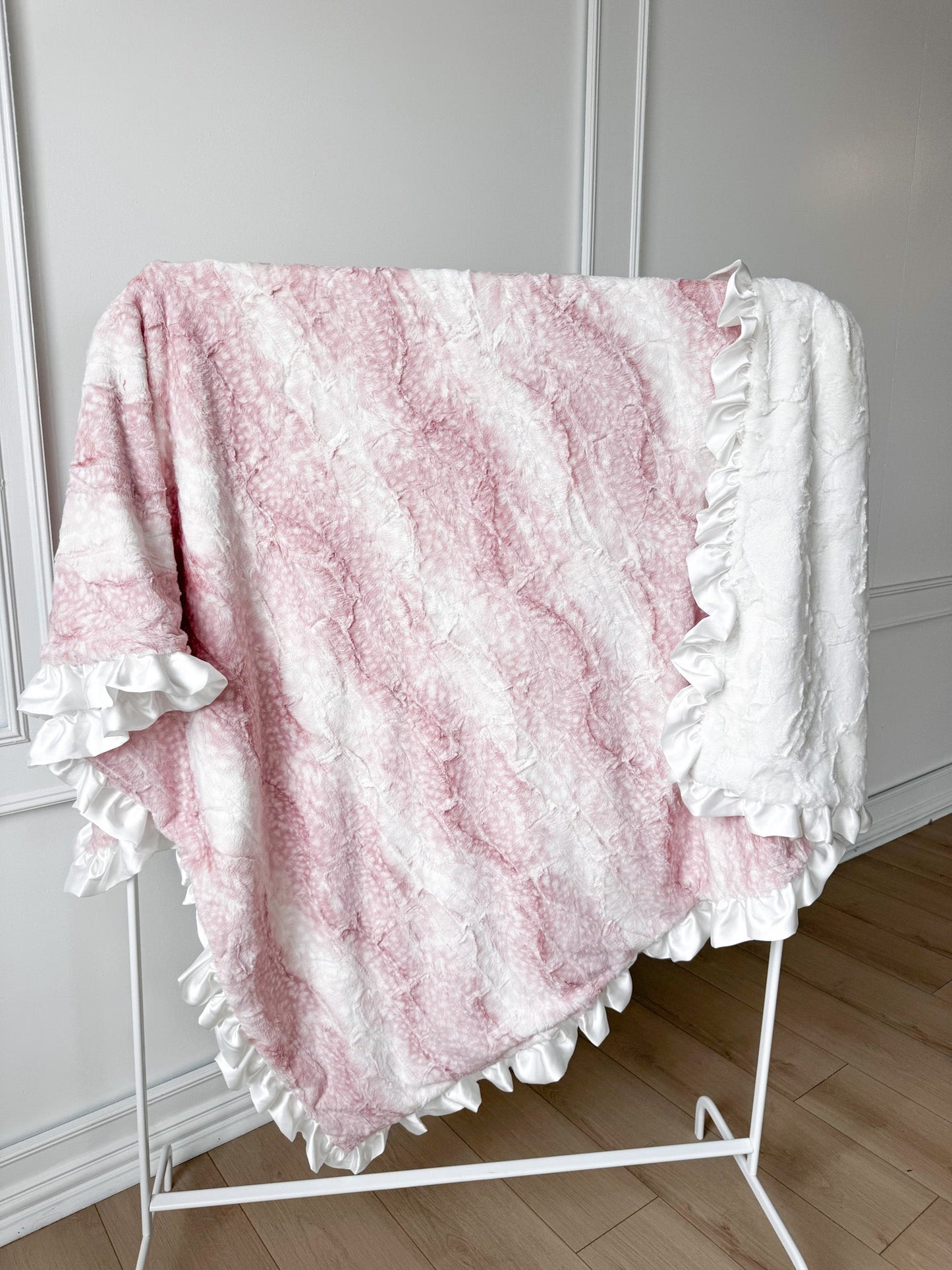 Sweet Pink Fawn Blanket