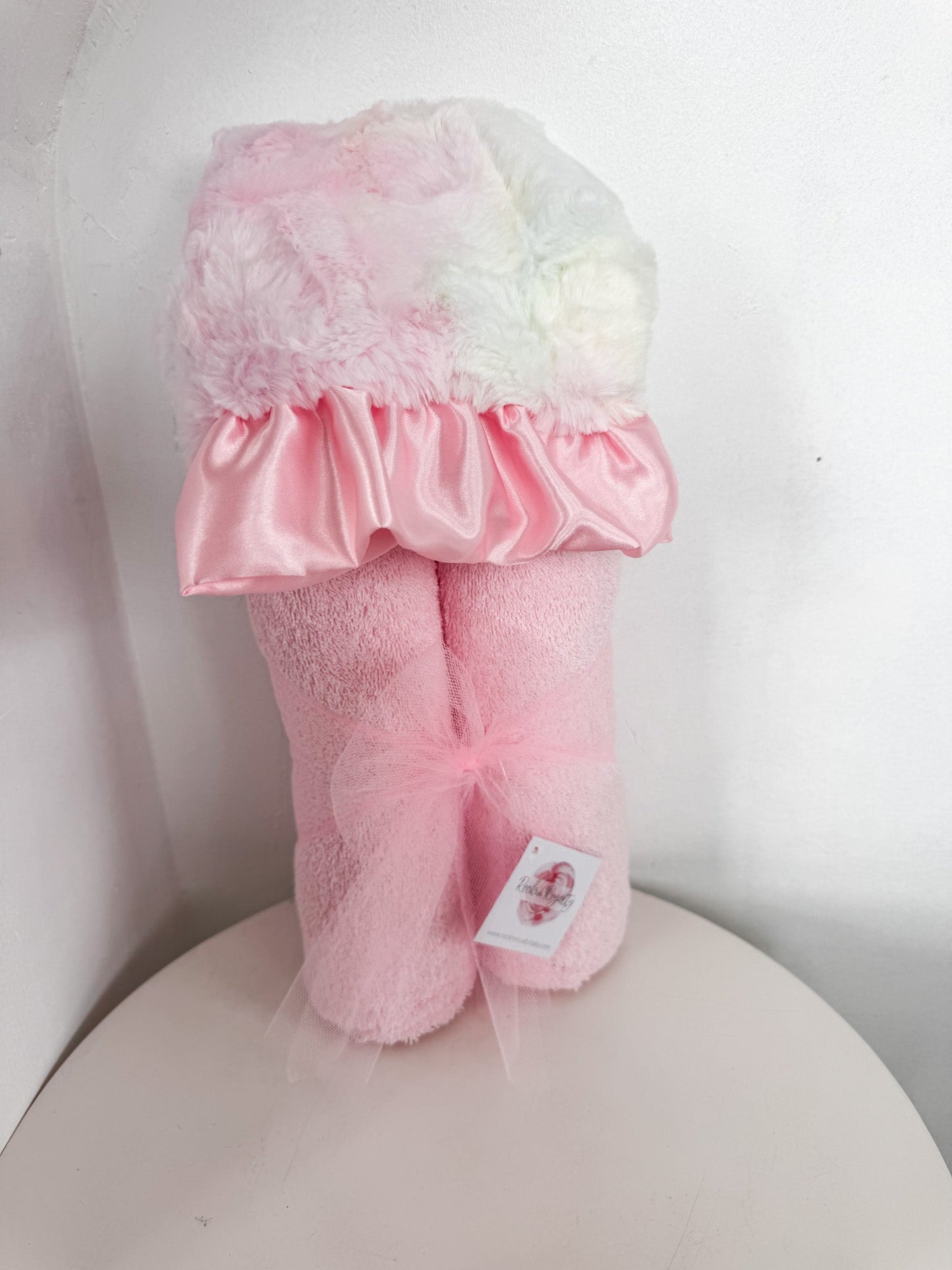 Hooded Bath Towel- Cotton Candy