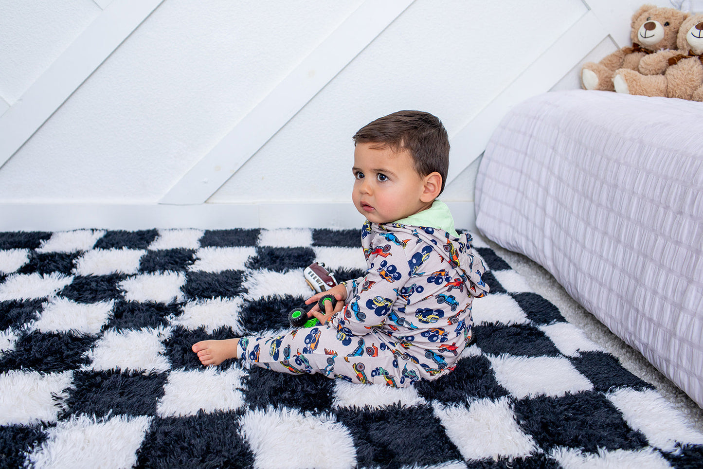 Wild Wheels Zipper Hoodie