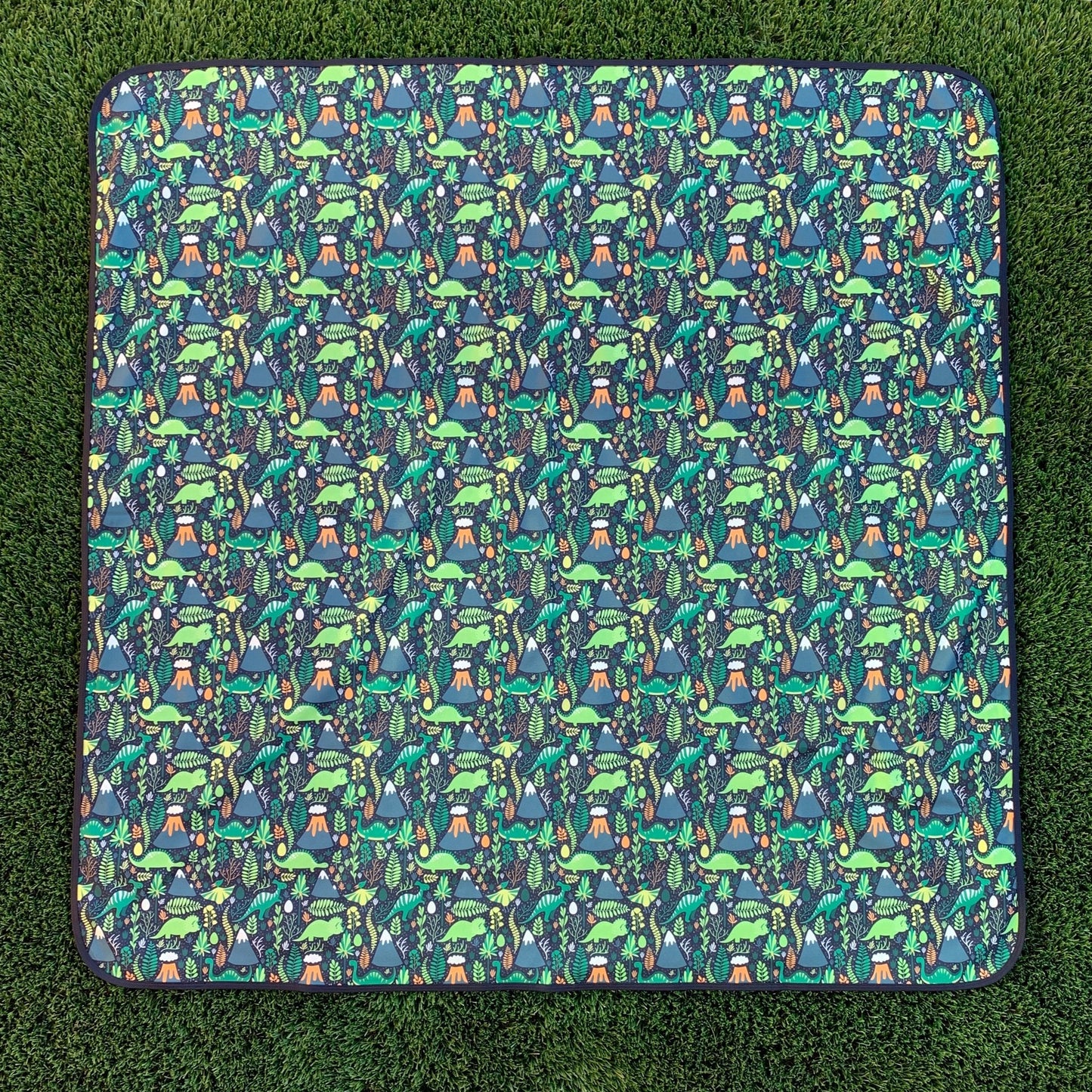 Dino Days Splash Mat - A Waterproof Catch-All for Highchair Spills and More! SALE