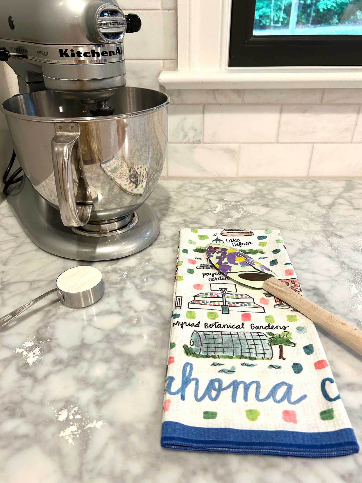 Oklahoma City Double-Sided Tea Towel