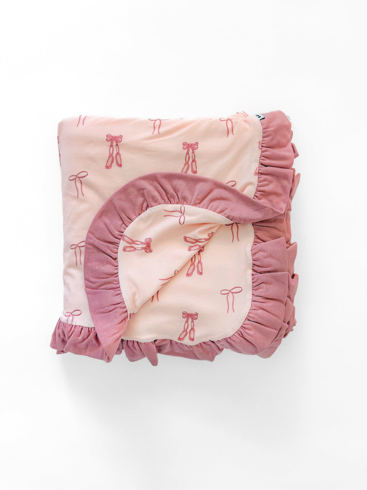 Ballet Blush Double Layer Bamboo Blanket