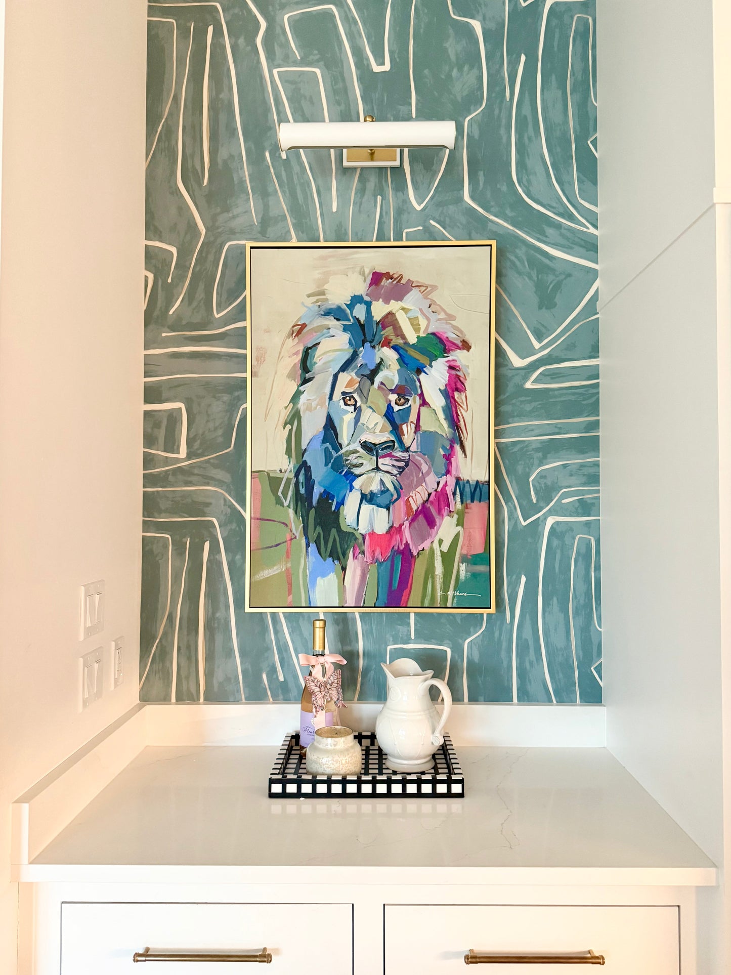 "The Noble Lion" on canvas