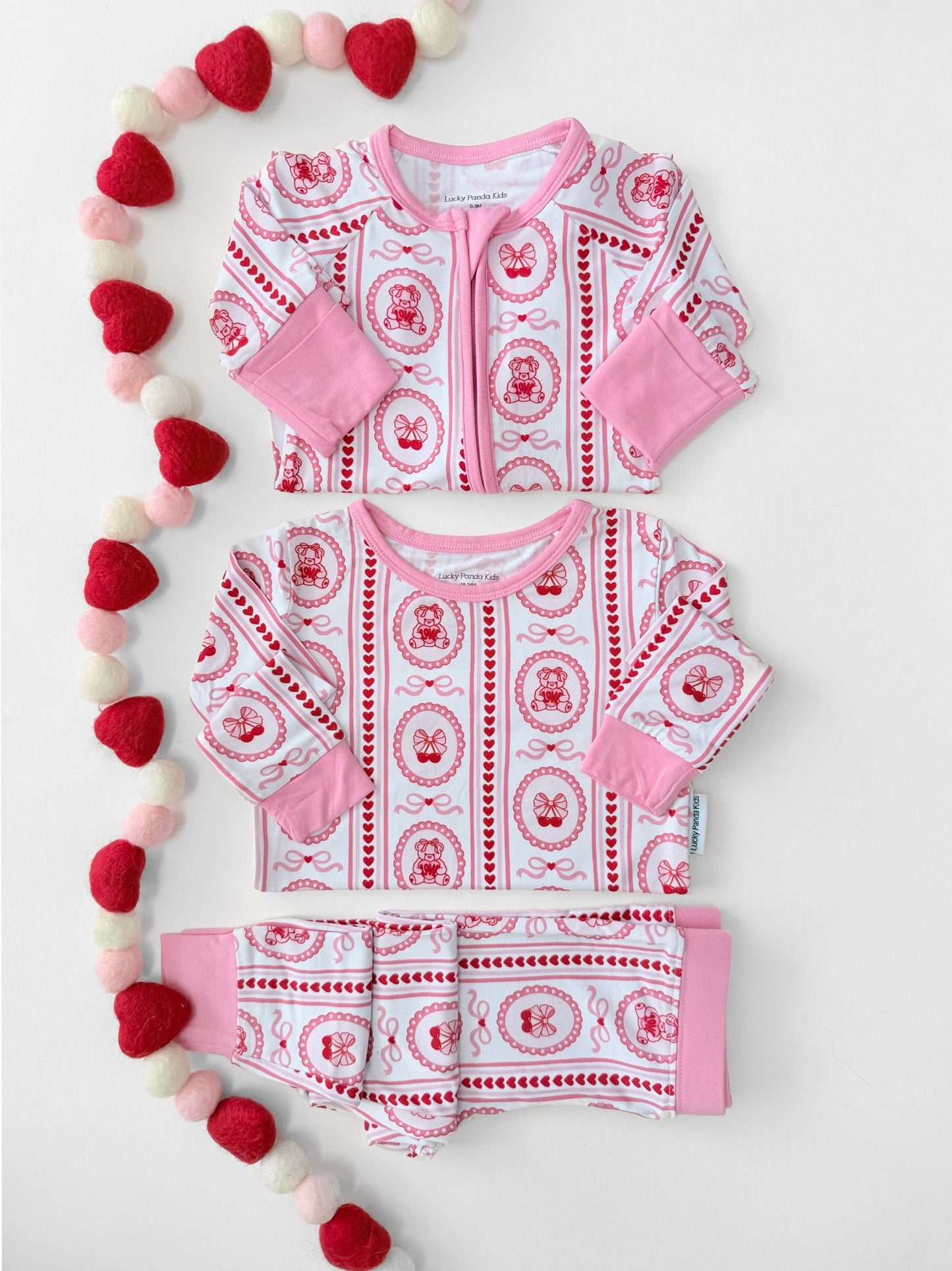 Bamboo Two Piece Set | Cherry Bear