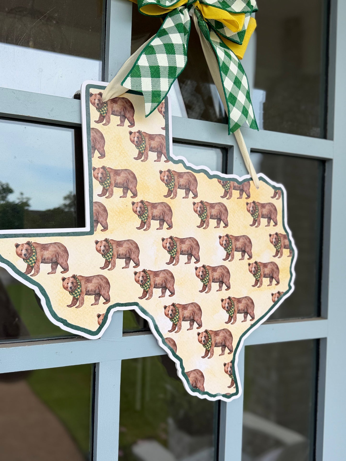 Bear Patterned Door Hanger