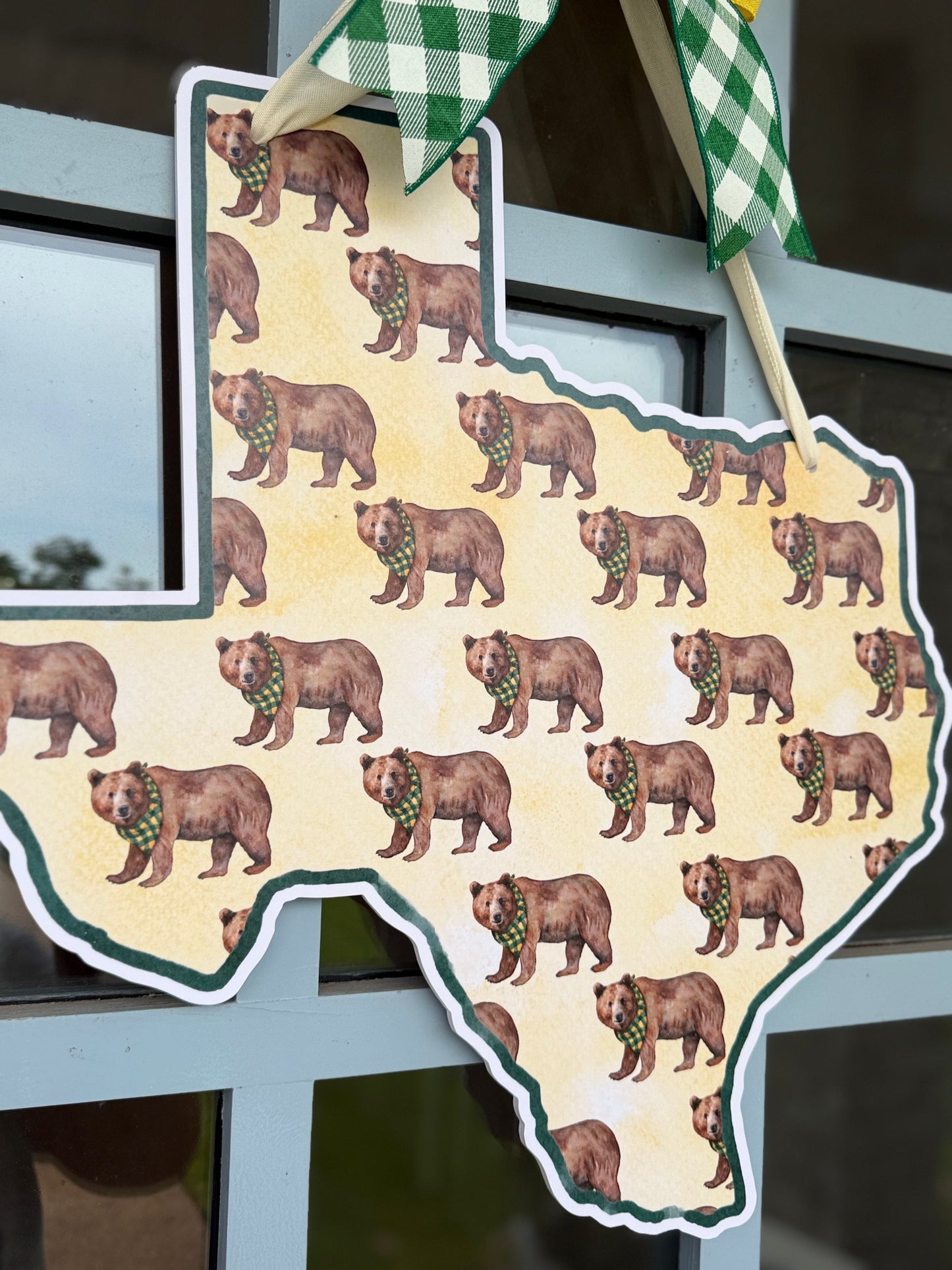 Bear Patterned Door Hanger