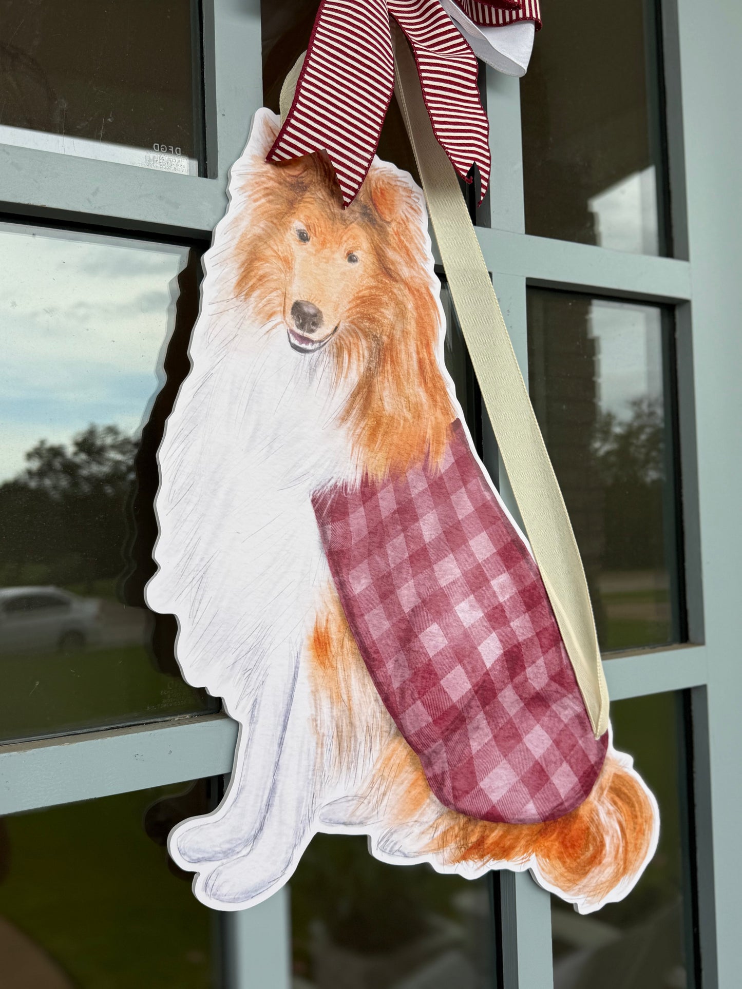 Collie Door Hanger