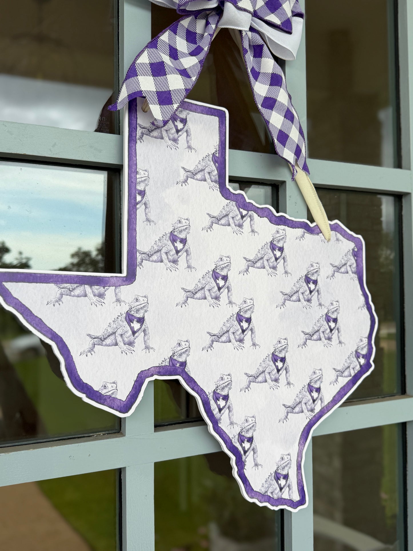 Frog Patterned Door Hanger