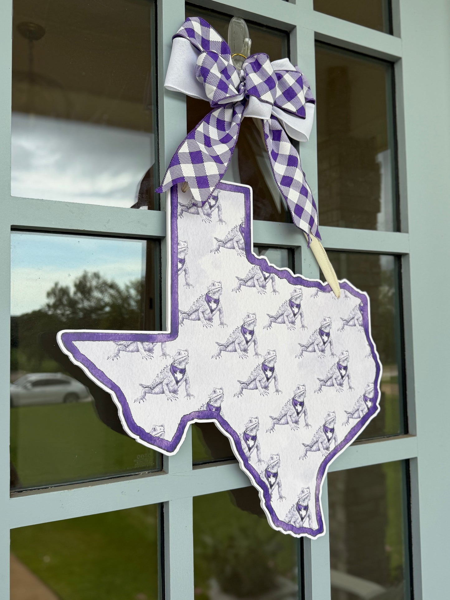 Frog Patterned Door Hanger