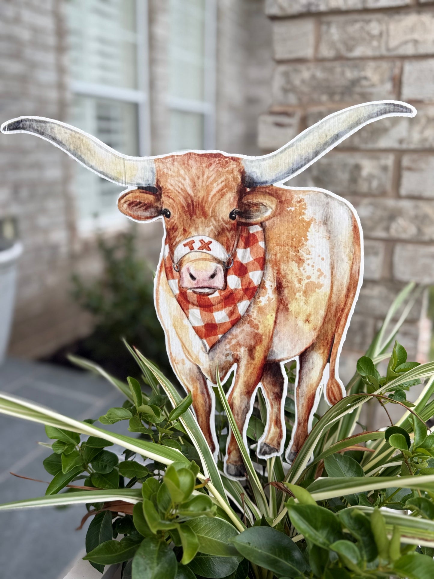 Longhorn Garden Stake