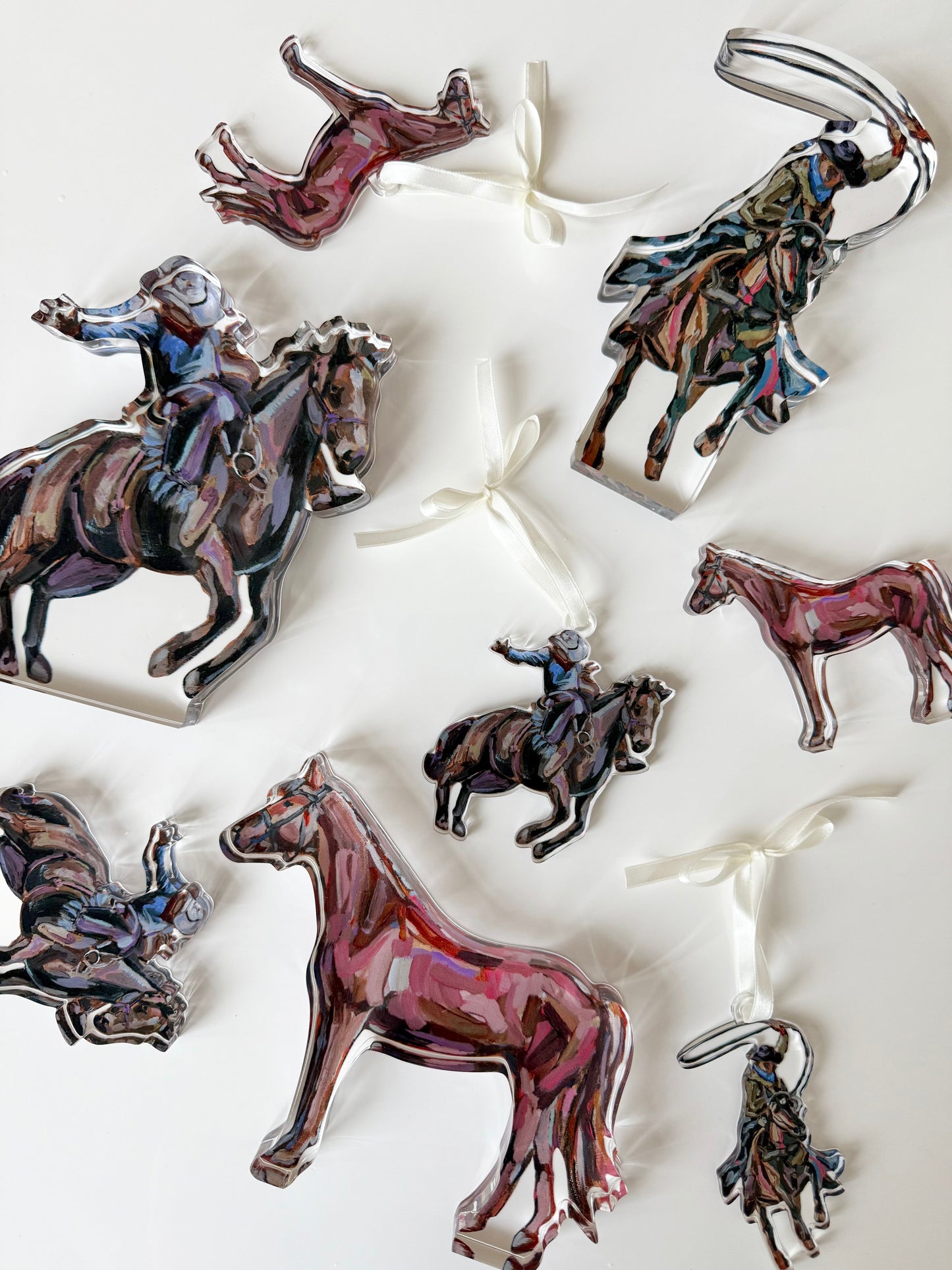 Rodeo Roper Acrylic Tabletop Art