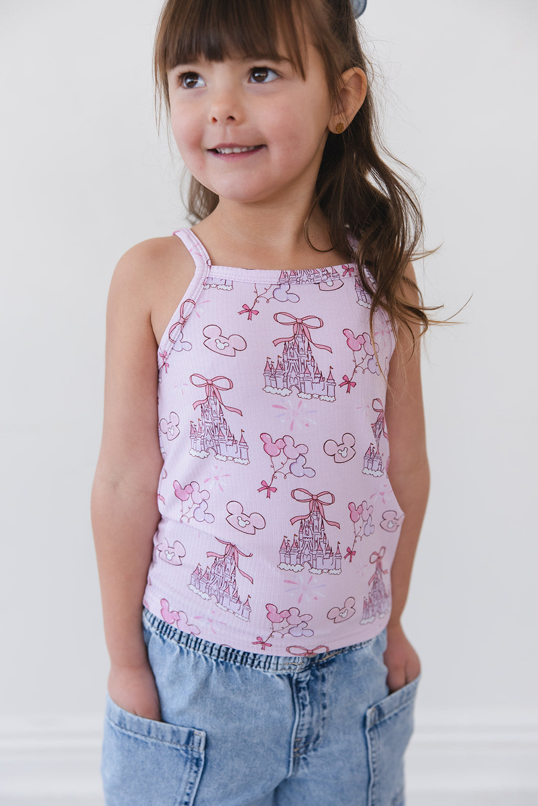 Coquette Castles (ribbed) - Bamboo Tank