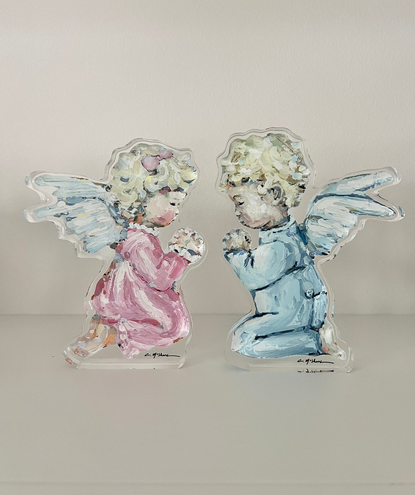 Tiny Wings II Angel Acrylic Tabletop Art