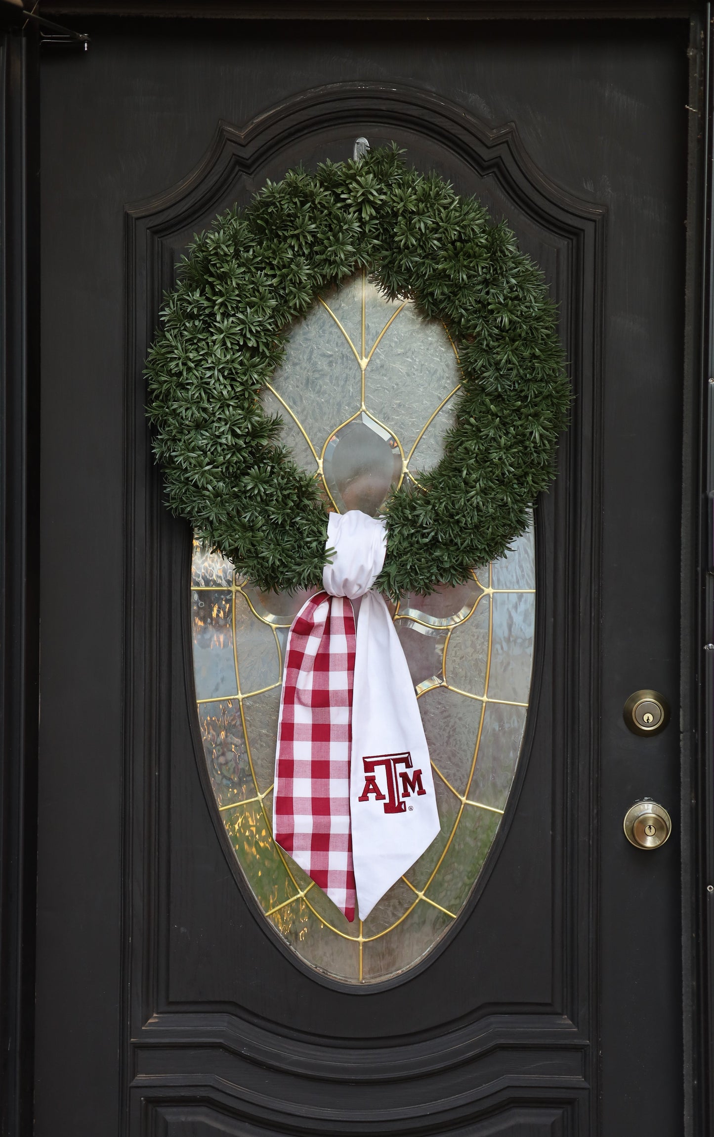 Texas A&M Embroidered Wreath Sash
