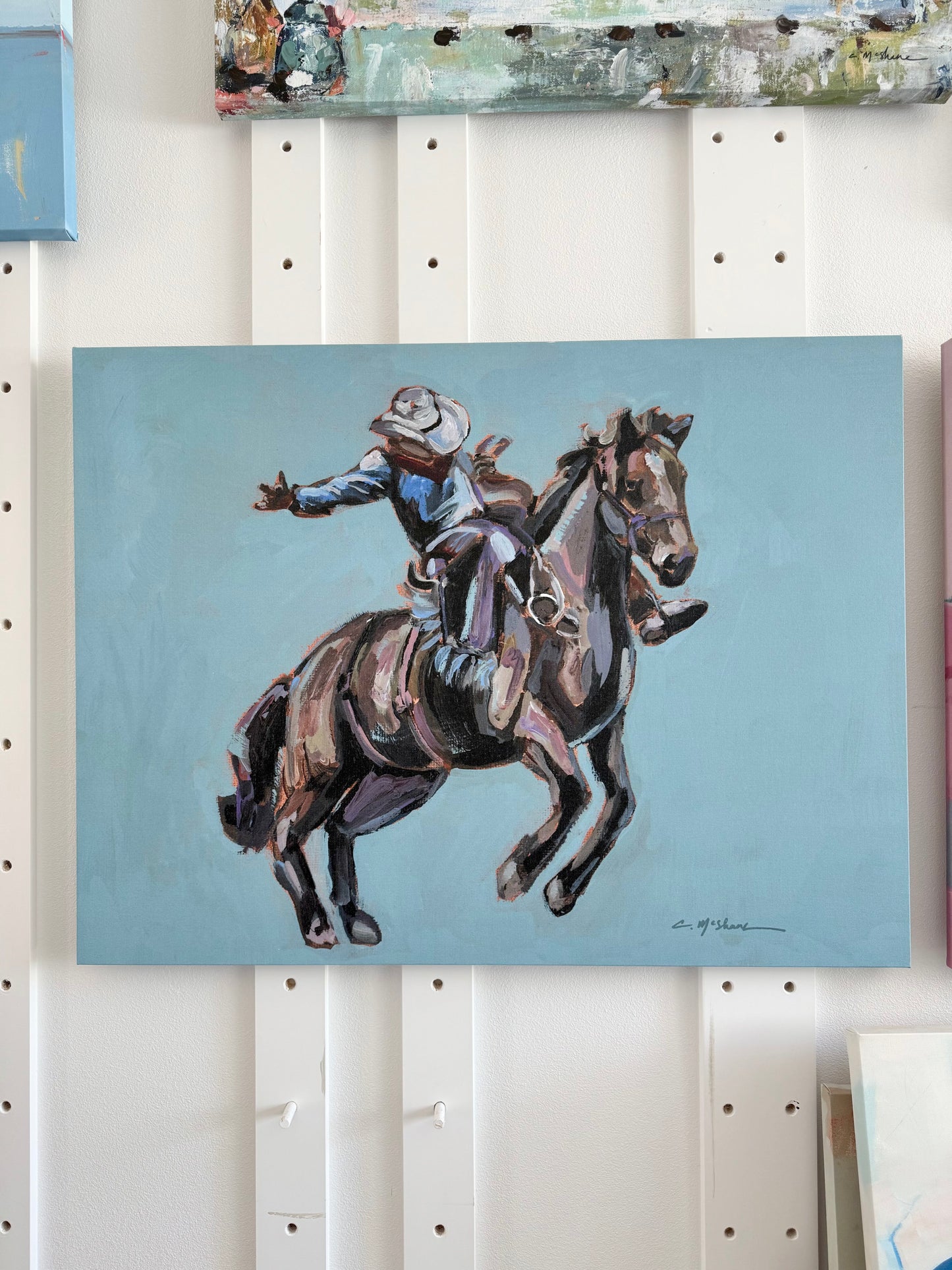 "Rodeo Cowboy" canvas print