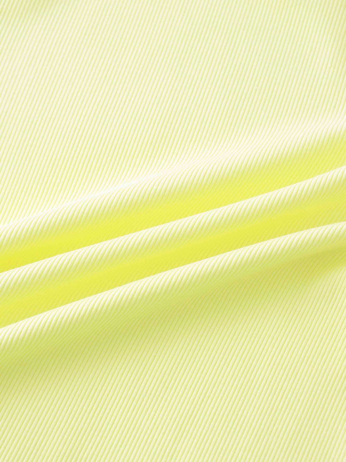 Yellow Ribbed Short Set
