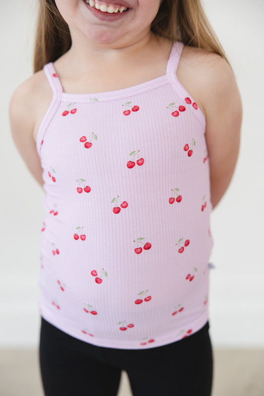 Cherry (ribbed) - Bamboo Tank