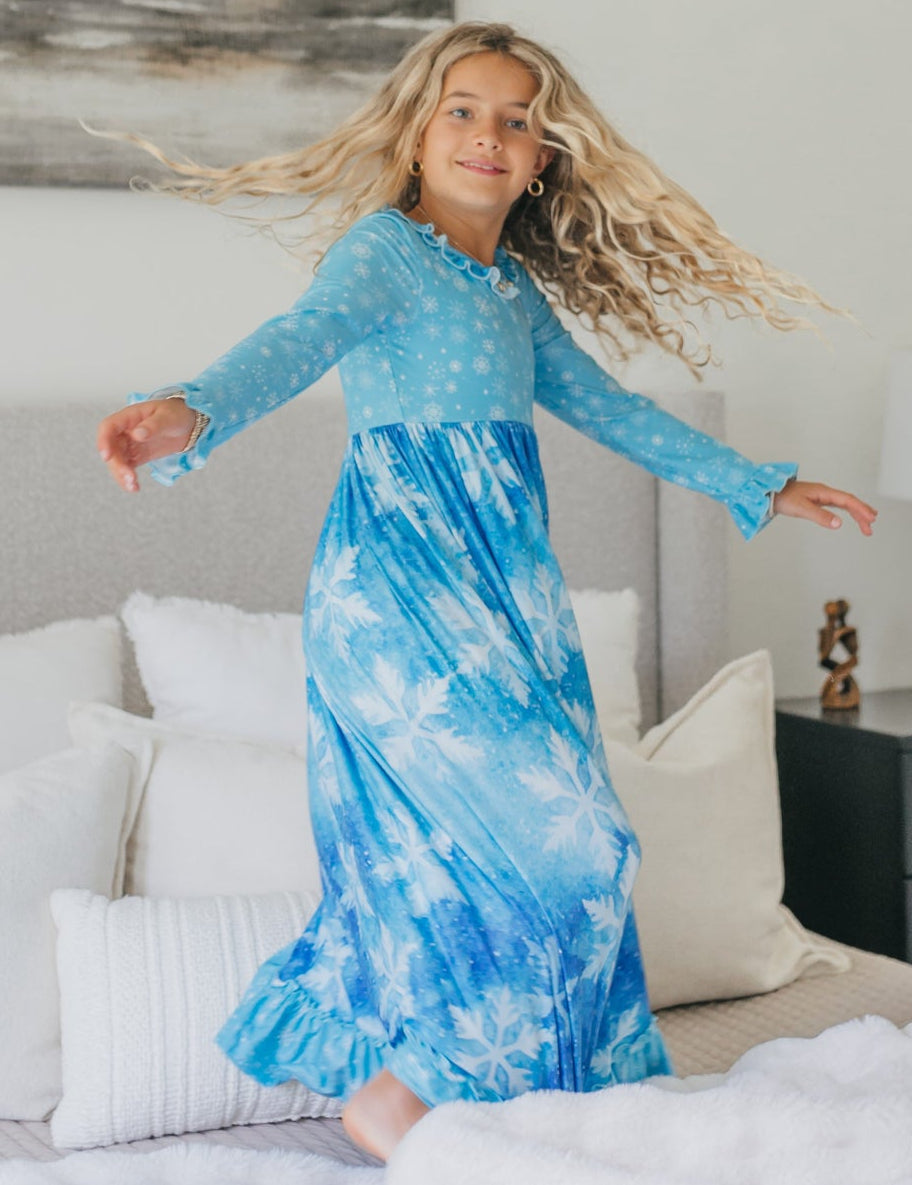 Snowflake Ice Princess Lounge Gown