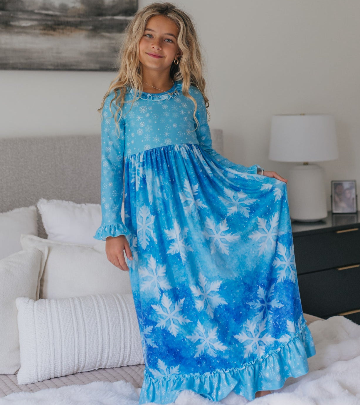 Snowflake Ice Princess Lounge Gown