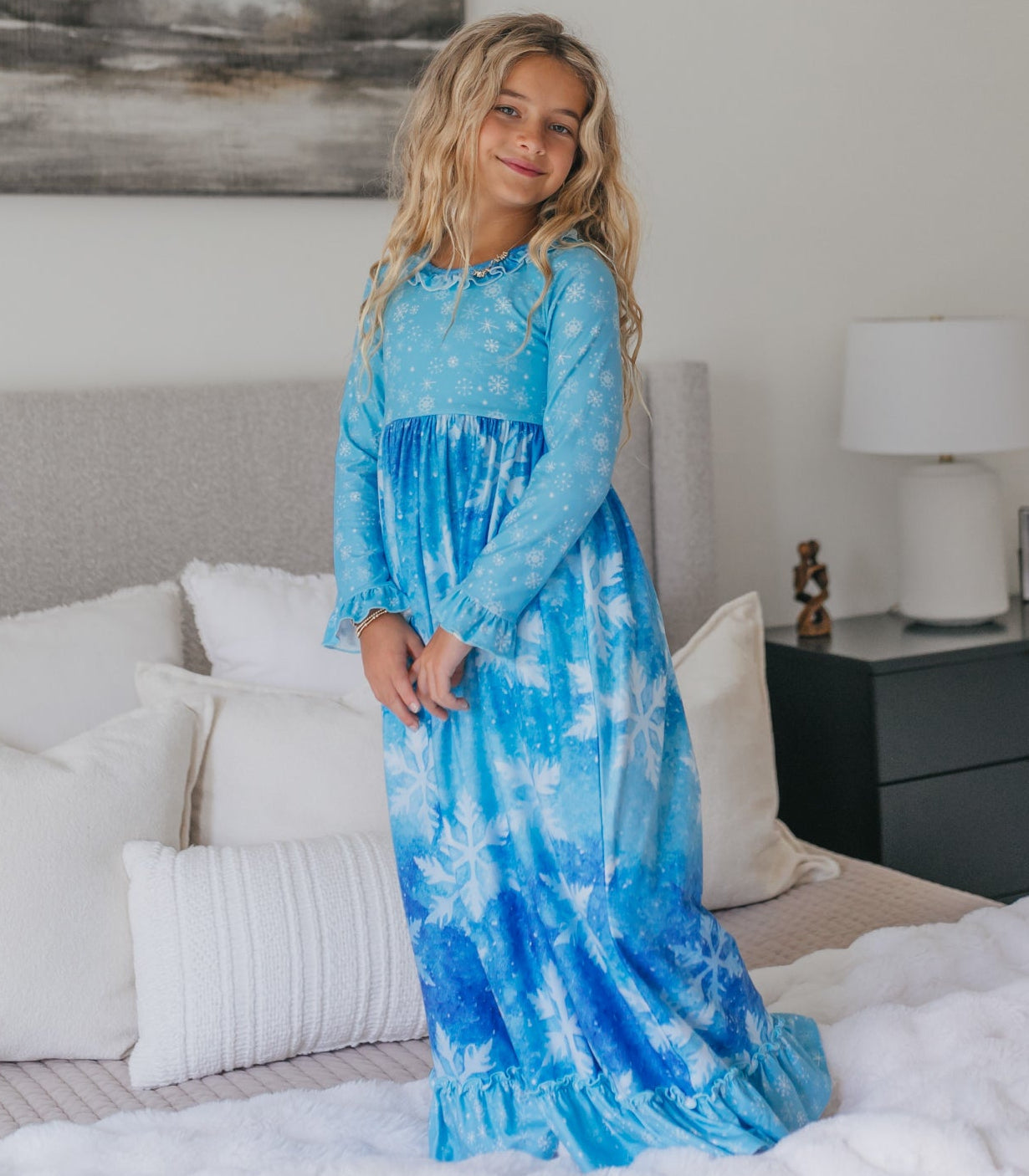 Snowflake Ice Princess Lounge Gown