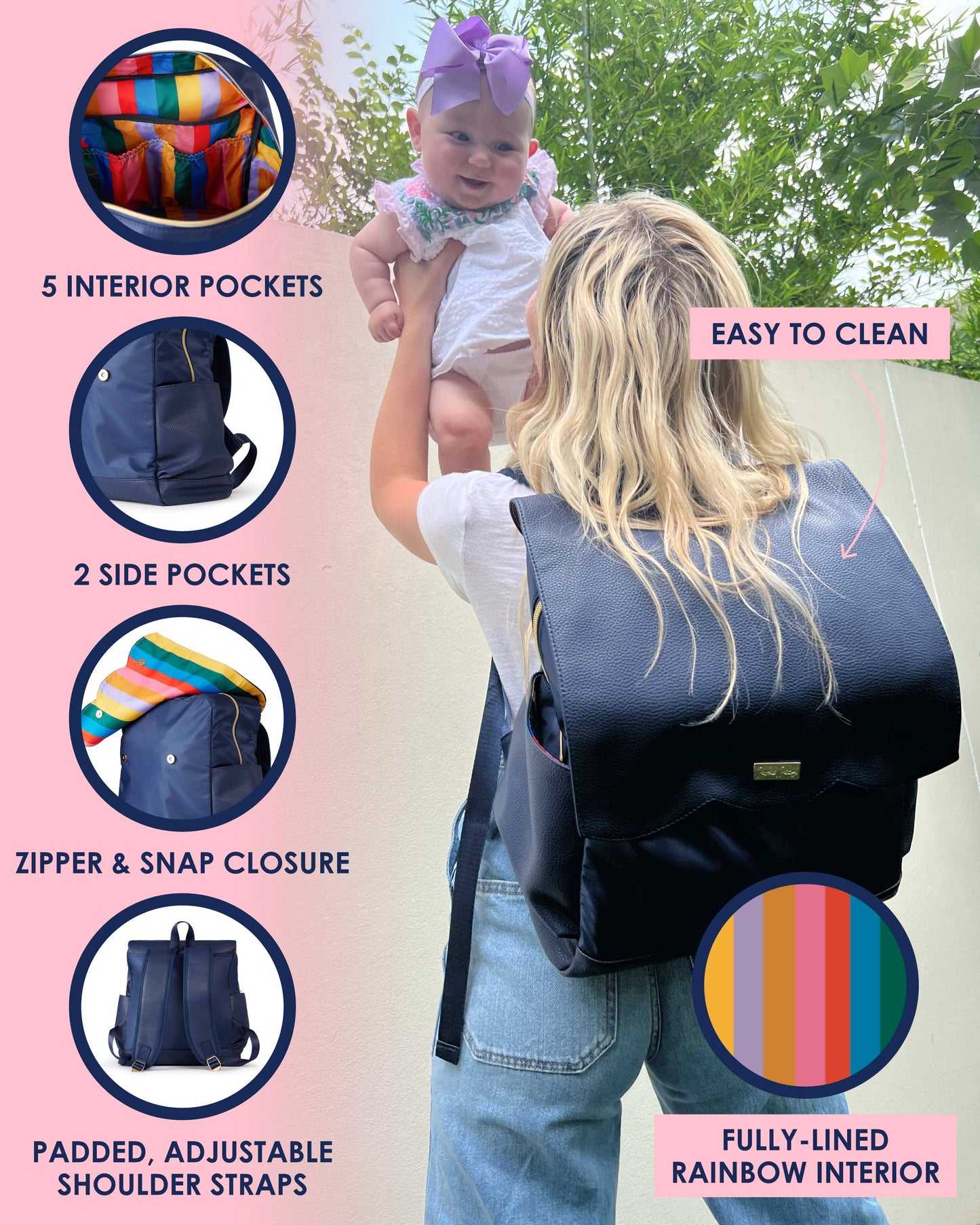 The Emerson Diaper Bag Backpack