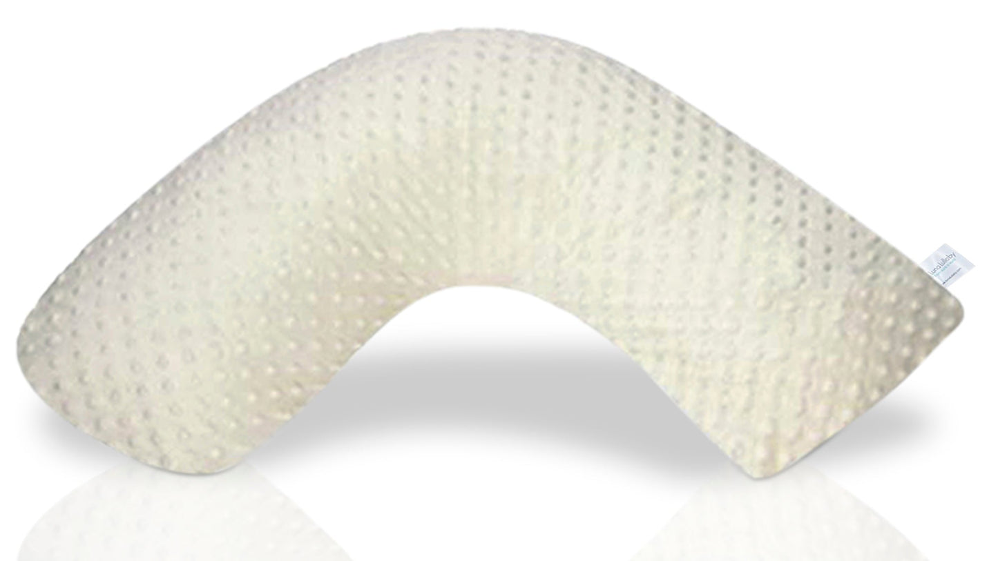 Nursing Pillow Cover - Ivory Dot | Machine Washable | Luna Lullaby