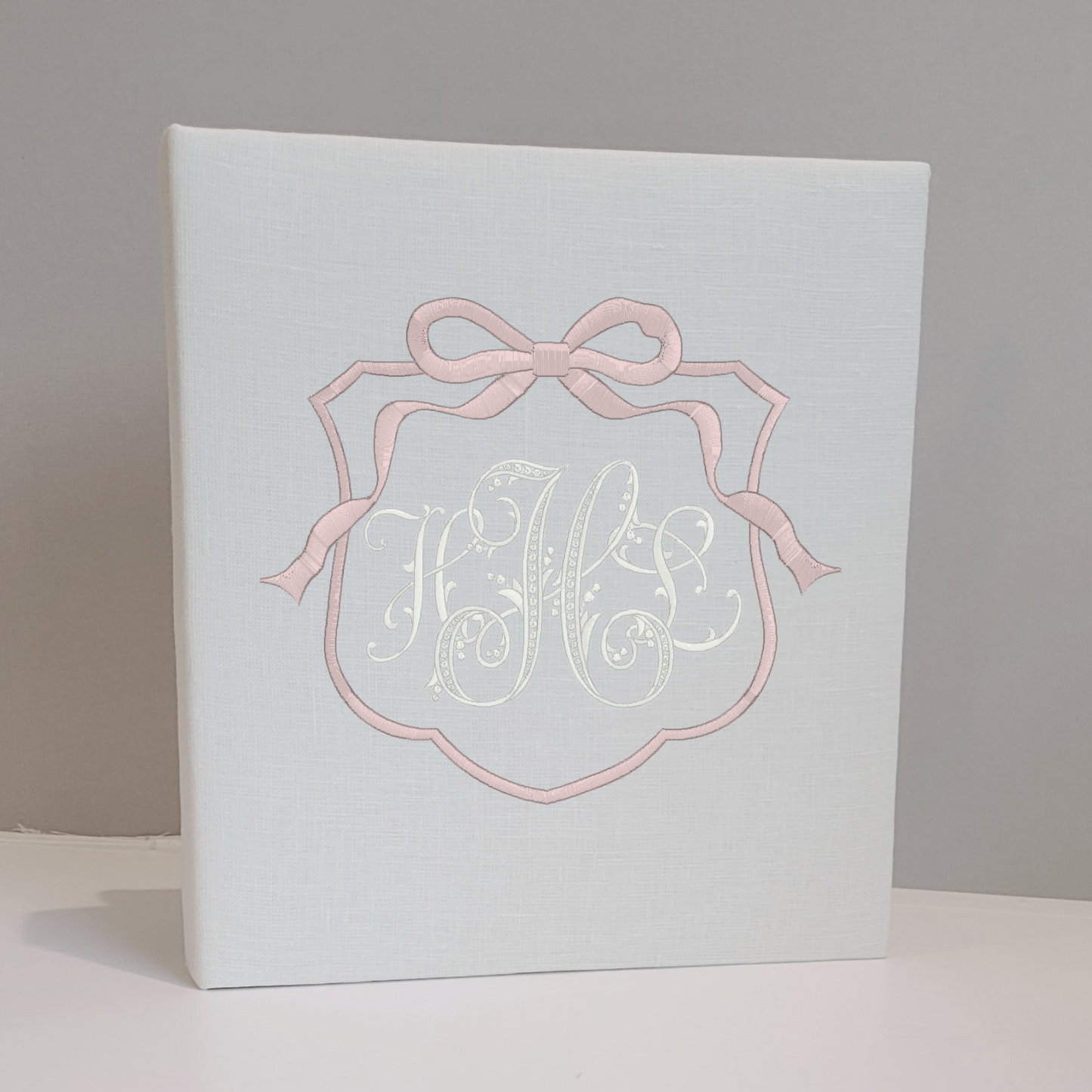 Baby Memory Book - Ivory Linen (w/ Accent)