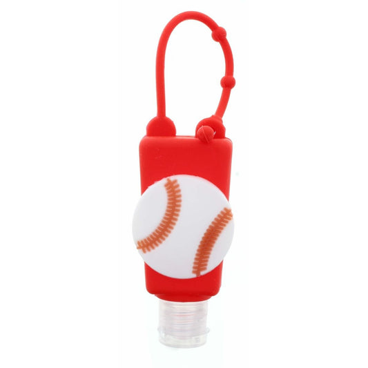 Baseball Hand Sanitizer Holder with Fillable Bottle